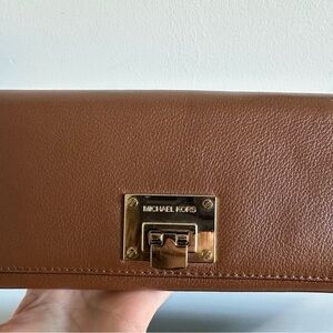 Michael Kors Brown Leather Wallet